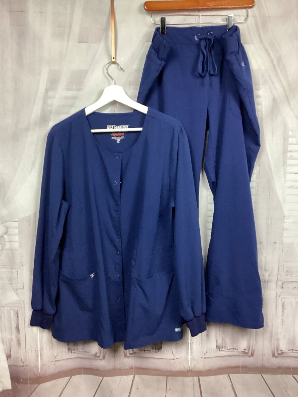 Greys Anatomy Scrub Set Blue XL/LP